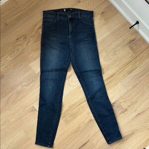 Kut from the Kloth Blue Skinny Jeans with Stretch Denim